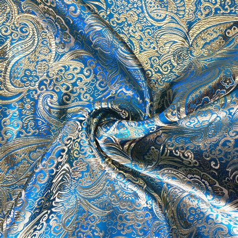 metallic brocade fabric sale|brocade material by yard.